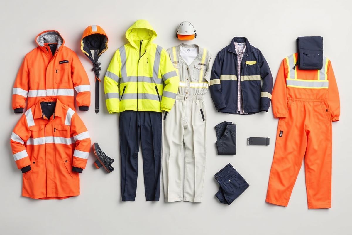 Industrial workwear manufactured by Vietex