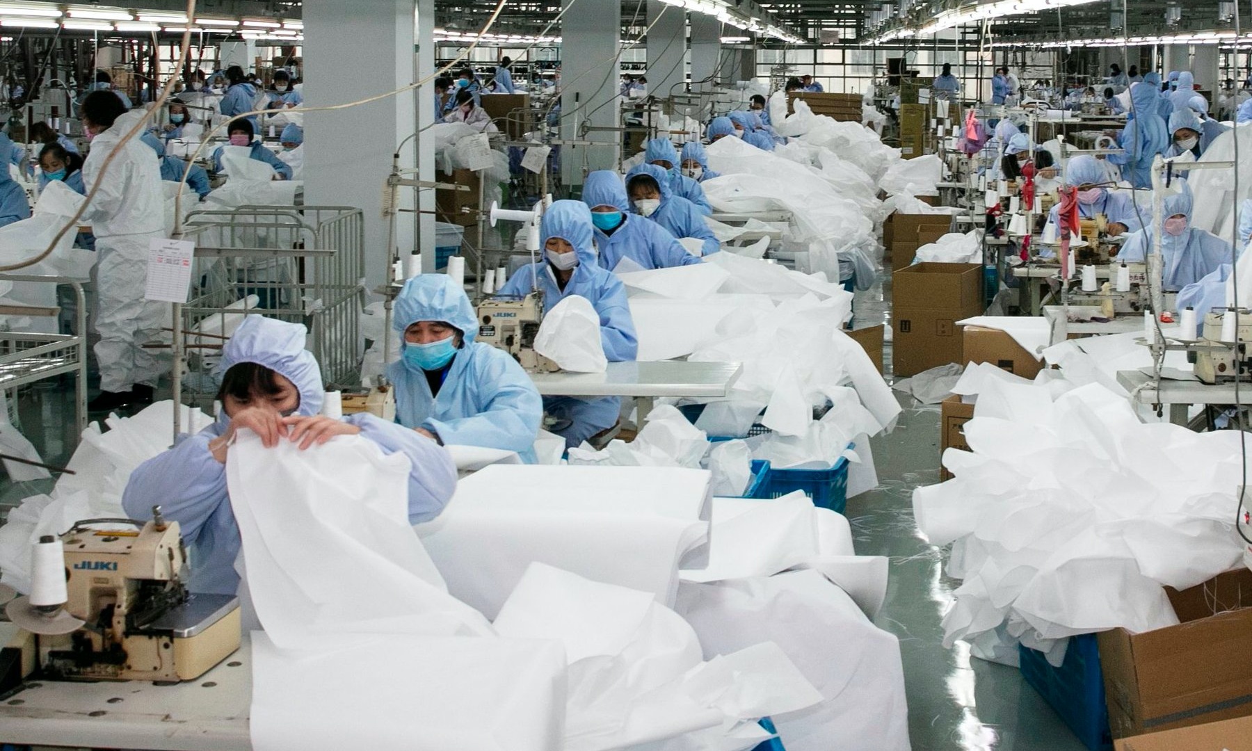 Huynh Gia factory and protective clothing line